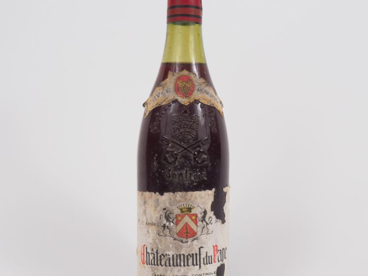 1 BOUTEILLE CHÂTEAUNEUF DU PAPE FÉRAUD FILS - 1979 - 3,5 CM/ETA