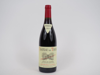 Vente aux enchères 1 BOUTEILLE CHÂTEAU DES TOURS CÔTES DU RHÔNE  EMMANUEL RAYNAUD - 2015