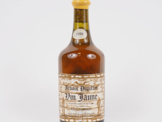 Vente aux enchères 1 BOUTEILLE VIN JAUNE ARBOIS PUPILLIN PIERRE OVERNOY - 1990 - ETLA/CAP
