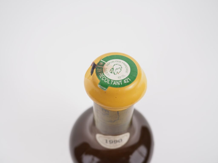 1 BOUTEILLE VIN JAUNE ARBOIS PUPILLIN PIERRE OVERNOY - 1990 - ETLA/CAP