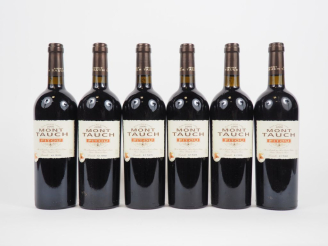 Vente aux enchères 6 BOUTEILLES MONT TAUCH FITOU - 2000 - CBO