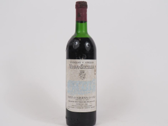 Vente aux enchères 1 BOUTEILLE VEGA SICILIA "VALBUENA" 3er ANO - 1983 - HEP/CAPSULE CORRO