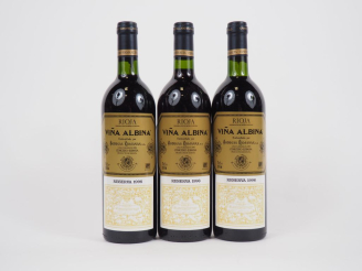 Vente aux enchères 3 BOUTEILLES VINA ALBINA "RESERVA" RIOJA - 1996