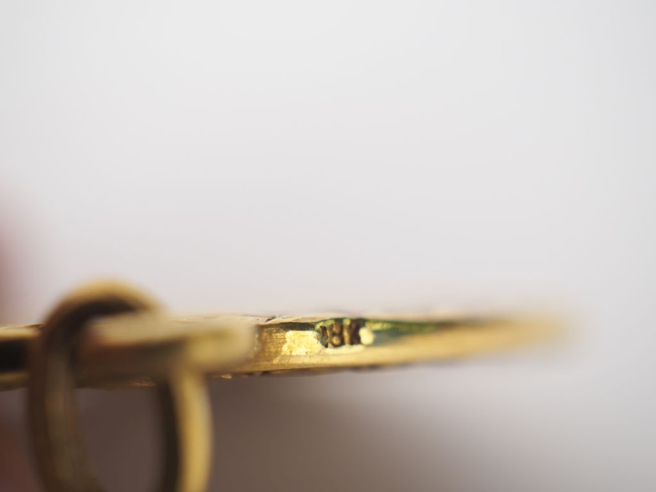 Médaille en or, "Hommage de la Collectivité Belge en Argentine, Paris 