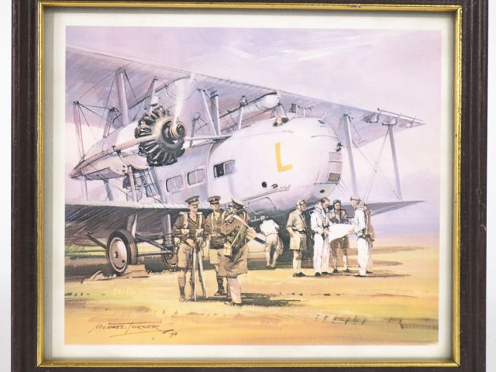 Reproduction d'après Mickael Turner. "Aviateurs de la RAF".