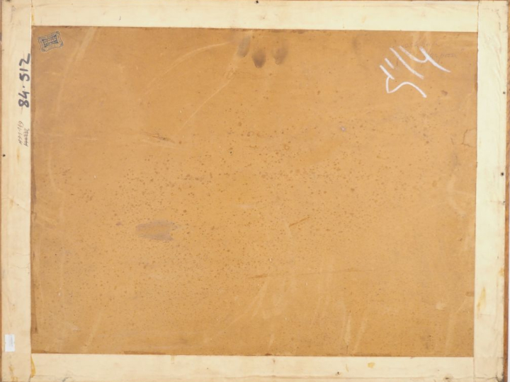 Louis PETIT. "appareil de l'aéronaval en vol" Aquarelle gouachée signé