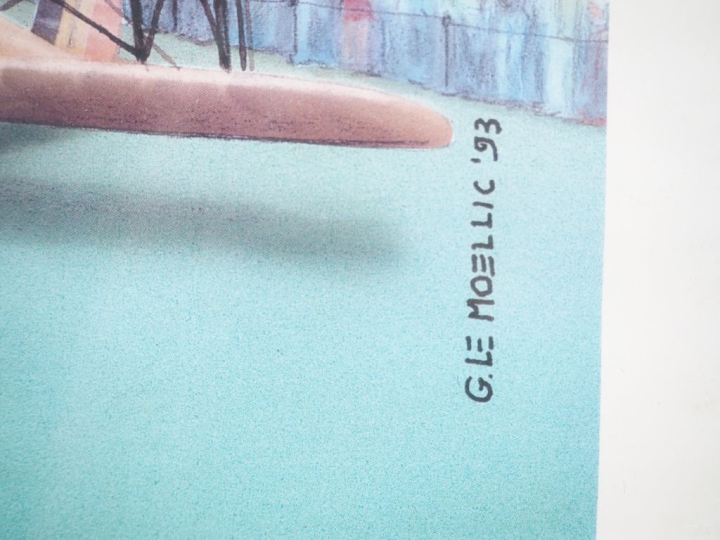 Affiche "Trophée blue Bird 26-27 juin 1993 Première course d'avion de 