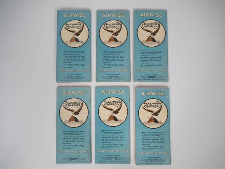 STANDARD INDEXED AND TRAILS MAPS par Rand Mc Nally. Ensemble de 6 cart