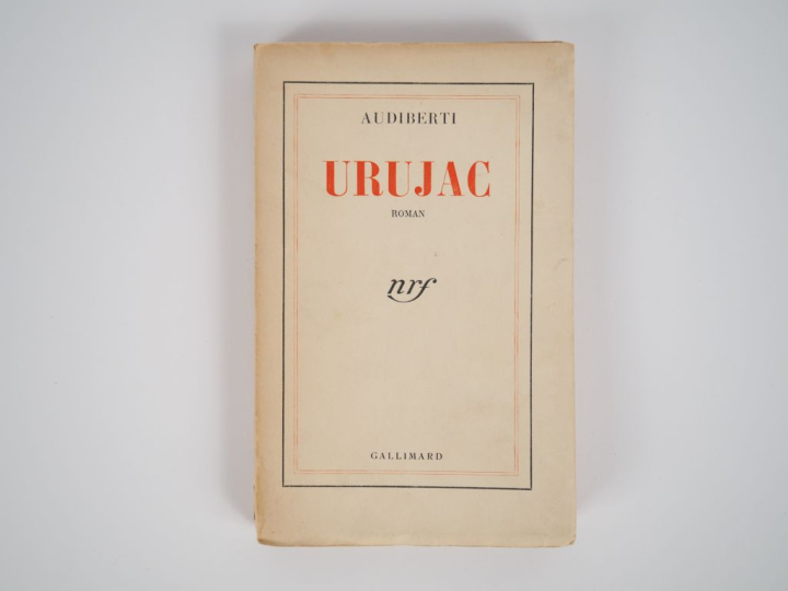 AUDIBERTI (Jacques). URUJAC. P., Gallimard, 1941. In-12 broché. Infime