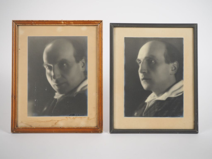 [BOUSQUET (Joë)]. 2 PORTRAITS DE JOË BOUSQUET. 2 photographies (170 X 