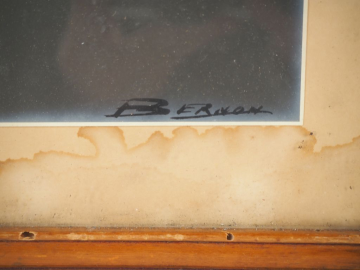 [BOUSQUET (Joë)]. 2 PORTRAITS DE JOË BOUSQUET. 2 photographies (170 X 