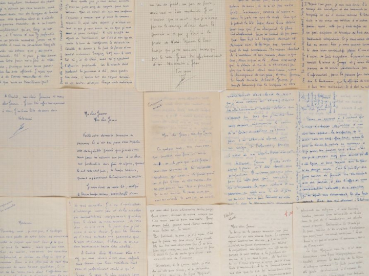 BOUSQUET (Joë). IMPORTANTE CORRESPONDANCE INÉDITE ADRESSÉE À JEANNE ET