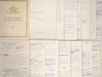 Vente aux enchères BOUSQUET (Joë). IL NE FAIT PAS ASSEZ NOIR. 150 ff. (27 X 21 cm) de pap