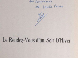 Vente aux enchères BOUSQUET (Joë). LE RENDEZ-VOUS D’UN SOIR D’HIVER. P., Debresse, 1933. 