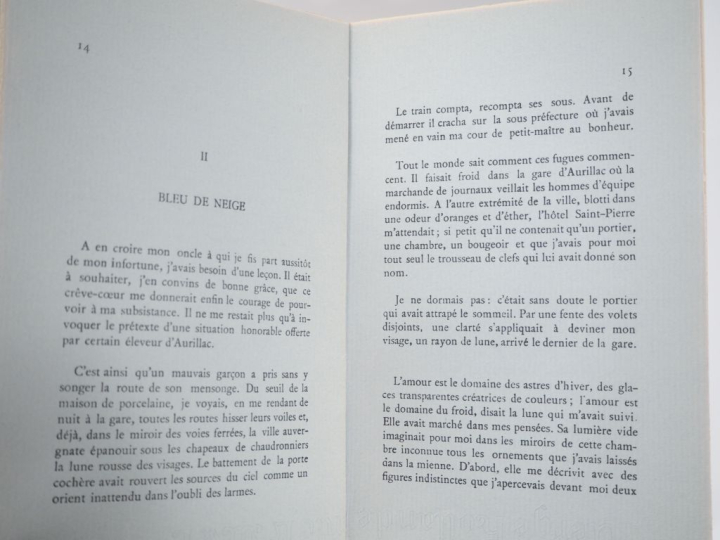 BOUSQUET (Joë). LE RENDEZ-VOUS D’UN SOIR D’HIVER. P., Debresse, 1933. 