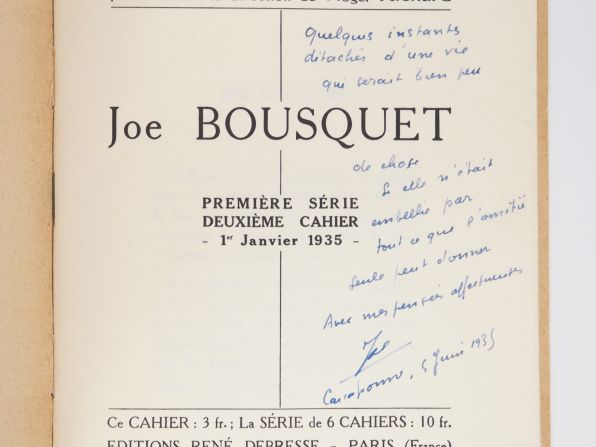 BOUSQUET (Joë). LES PETITS PAPIERS DE MONSIEUR SUREAU. P., Debresse, 1