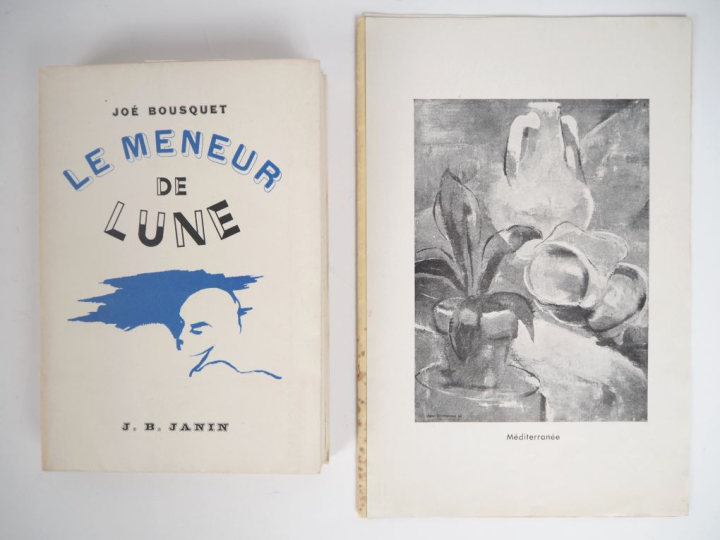 BOUSQUET (Joë). LE MENEUR DE LUNE. P., Janin, 1946. Grand in-12 broché