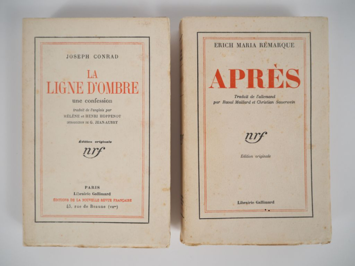 CONRAD (Joseph). LA LIGNE D’OMBRE. Une confession. P., Éditions de la 