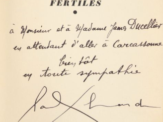 Vente aux enchères ÉLUARD (P.) LES YEUX FERTILES. Paris, G. L. M., 1936. In-12 broché , q