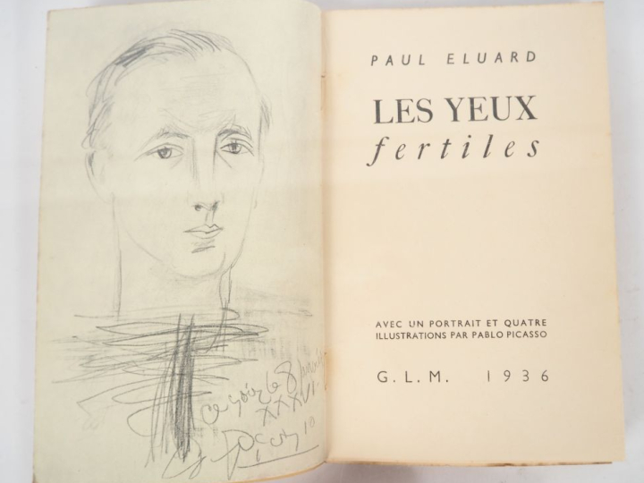 ÉLUARD (P.) LES YEUX FERTILES. Paris, G. L. M., 1936. In-12 broché , q