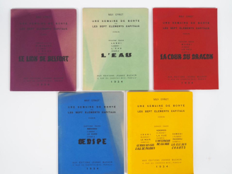 Vente aux enchères ERNST (M.). UNE SEMAINE DE BONTÉ ou Les sept éléments capitaux. Paris,