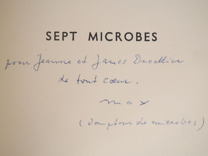 ERNST (M.). SEPT MICROBES vus à travers un tempérament. Paris, Cercle 