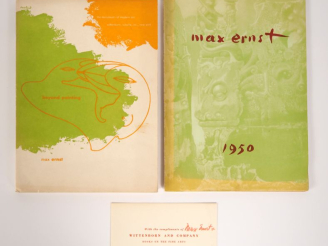 Vente aux enchères ERNST (M.). BEYOND PAINTING and other Writings by the Artist and his F