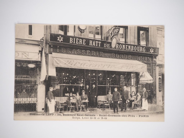 ERNST (M.). CARTE POSTALE signée adressée à Joë Bousquet. La carte rep