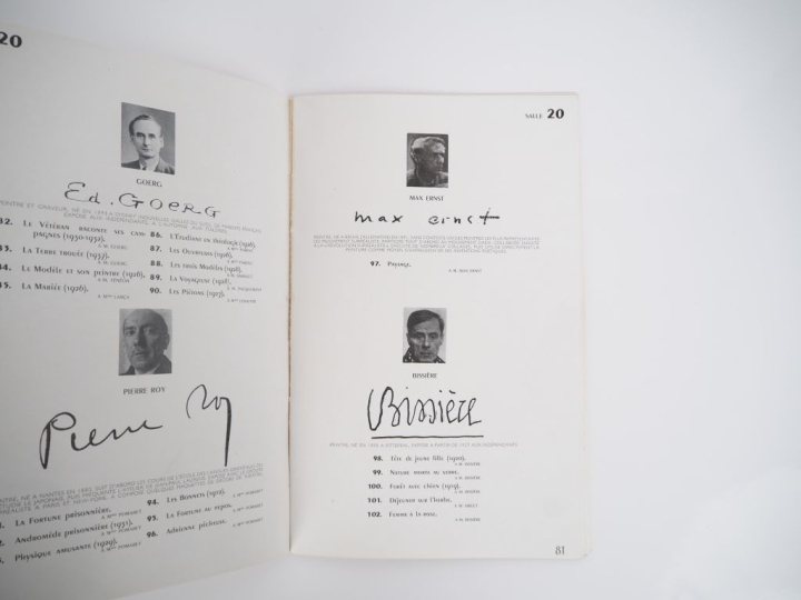 [ERNST]. AURENCHE (M.-B.). LETTRE AUTOGRAPHE adressée à Joë BOUSQUET. 