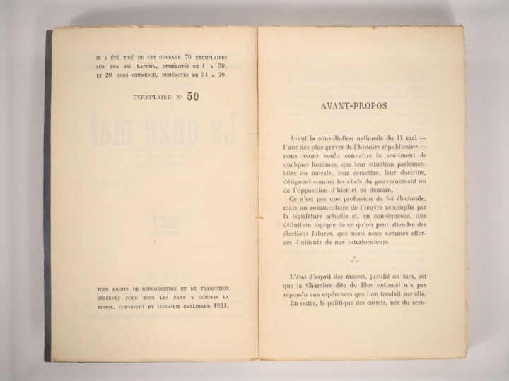 KESSEL (Joseph) – SUAREZ (G.). LE ONZE MAI. Avec une préface de Franço