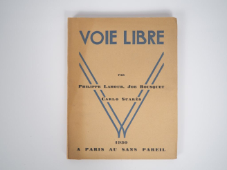 Vente aux enchères LAMOUR (Philippe.) – BOUSQUET (Joë) – SUARÈS (Carlo). VOIE LIBRE. P., 