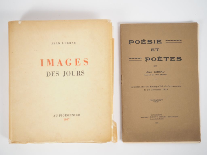 LEBRAU (J.). IMAGES DES JOURS. [Gap], Au Pigeonnier, 1937. Grand in-4 