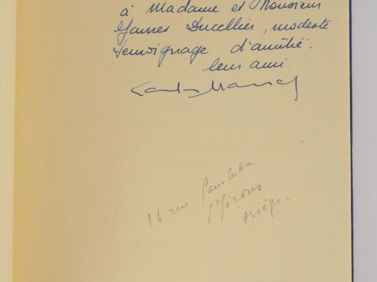 MASSAT (Gaston). PIÈGES À LOUP. S. l., Passe Passe, 1935. In-8 broché,