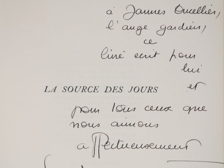 MASSAT (G). LA SOURCE DES JOURS. P., Bordas, 1948. Très grand in-8 bro