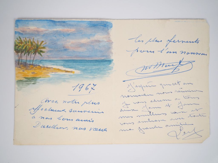 MONFREID (H. de). LETTRE AUTOGRAPHE signée adressée au couple Ducellie