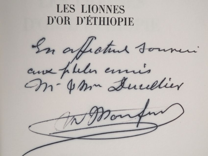 MONFREID (H. de). LES LIONNES D’OR D’ÉTHIOPIE. Paris, Laffont, 1964. I