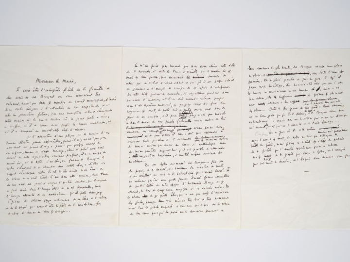 NELLI (René). LETTRE AUTOGRAPHE adressée à « Monsieur le maire » [de C