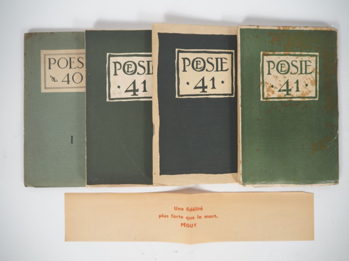 POÉSIE 40 - 41 - 42 - 43 - 44. Paris, Seghers, 1940-1943. 13 numéros +