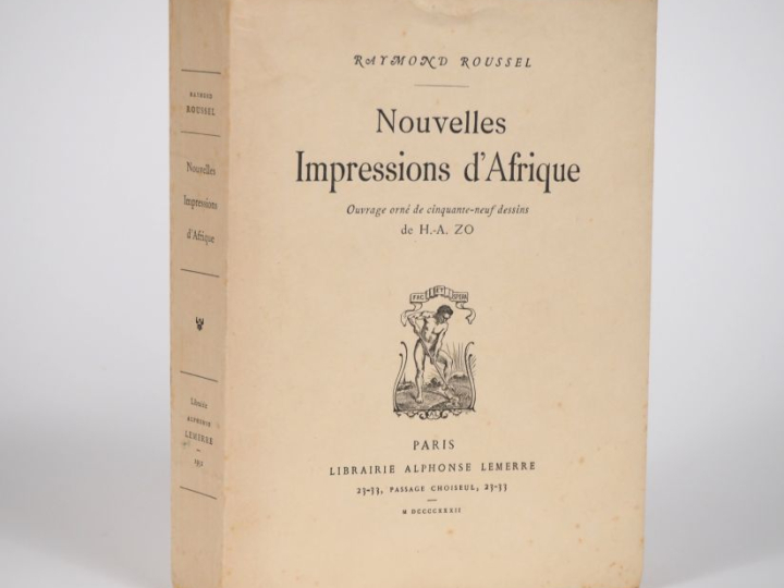 ROUSSEL (Raymond). NOUVELLES IMPRESSIONS D’AFRIQUE. P., Lemerre, 1932.