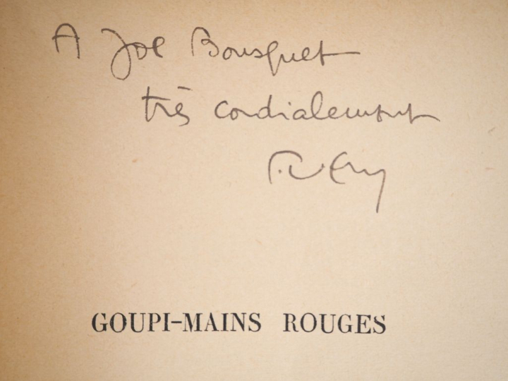 VÉRY (Pierre). GOUPI MAINS ROUGES. P., Gallimard, 1937. In-12 broché. 