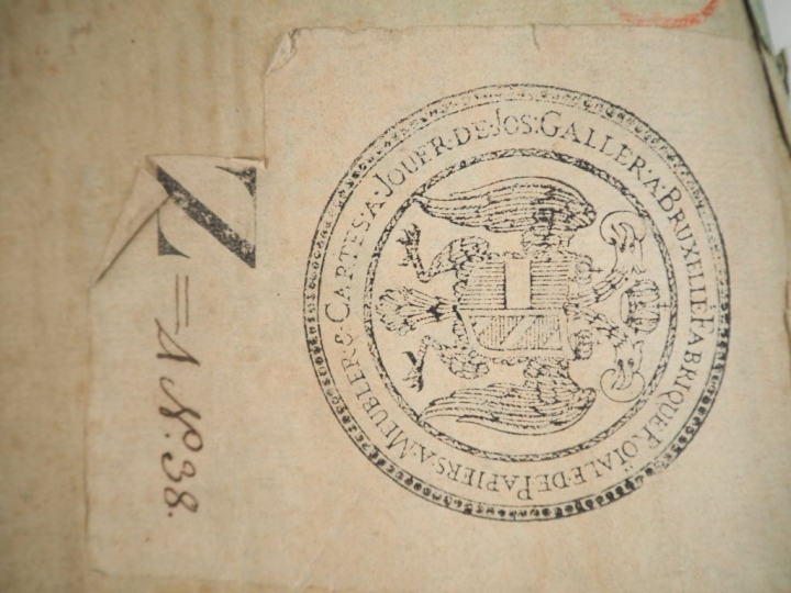 Fabrique Royale de papiers peints à Bruxelles. 6 différents rouleaux d