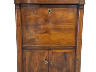 Vente aux enchères Secrétaire XIXème en acajou et placage d'acajou, ouvrant à un tiroir u