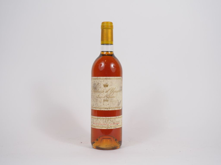 1 BOUTEILLE CHÂTEAU D'YQUEM 1er CCS SAUTERNES - 1990 - ETS
