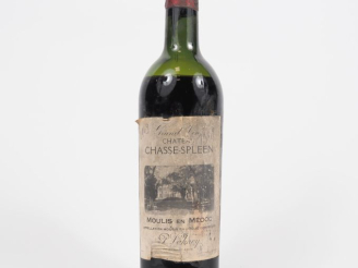 Vente aux enchères 1 BOUTEILLE CHÂTEAU CHASSE SPLEEN MOULIS EN MÉDOC - 1949 - MILLÉSIME M