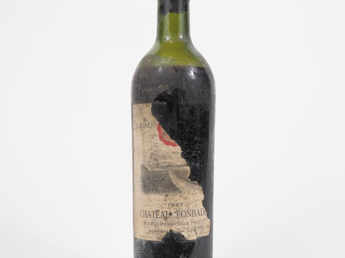 1 BOUTEILLE CHÂTEAU FONBADET PAUILLAC - 1947 - VIDANGE - ETA