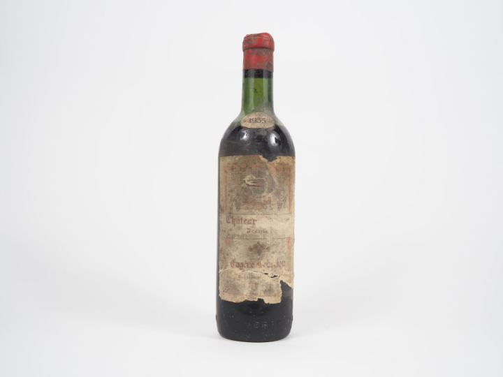 1 BOUTEILLE CHÂTEAU MAUTRET(?) PAUILLAC MISE EUGÈNE LEBRETON - 1955 - 