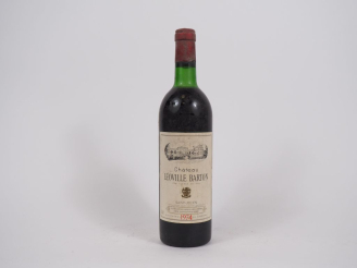 Vente aux enchères 1 BOUTEILLE CHÂTEAU LÉOVILLE BARTON GCC SAINT JULIEN - 1974 - LB - BTS