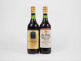 Vente aux enchères 2 BOUTEILLES de 1979 : 1 CHÂTEAU RAUSAN SÉGLA GCC MARGAUX/1 CHÂTEAU SM