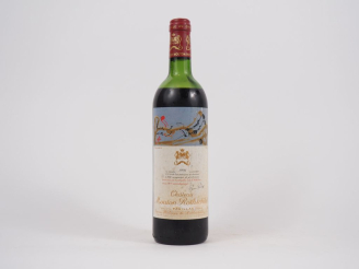 Vente aux enchères 1 BOUTEILLE CHÂTEAU MOUTON ROTHSCHILD 1er GCC PAUILLAC - 1981 - MEP/BE