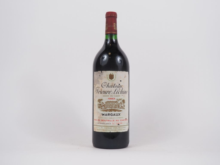 1 MAGNUM CHÂTEAU PRIEURÉ LICHINE GCC MARGAUX - 1983 - ETA